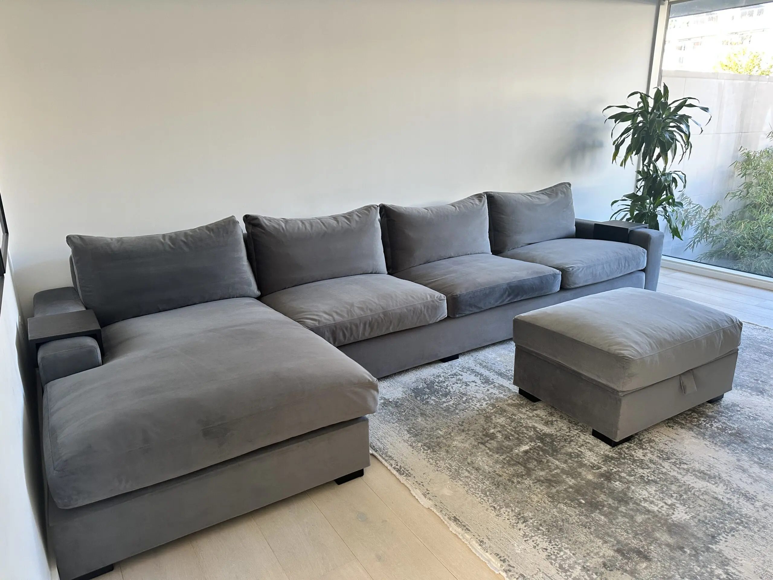 Raft Furniture 4m sofa with chaise