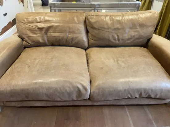 Loaf Brown leather sofa