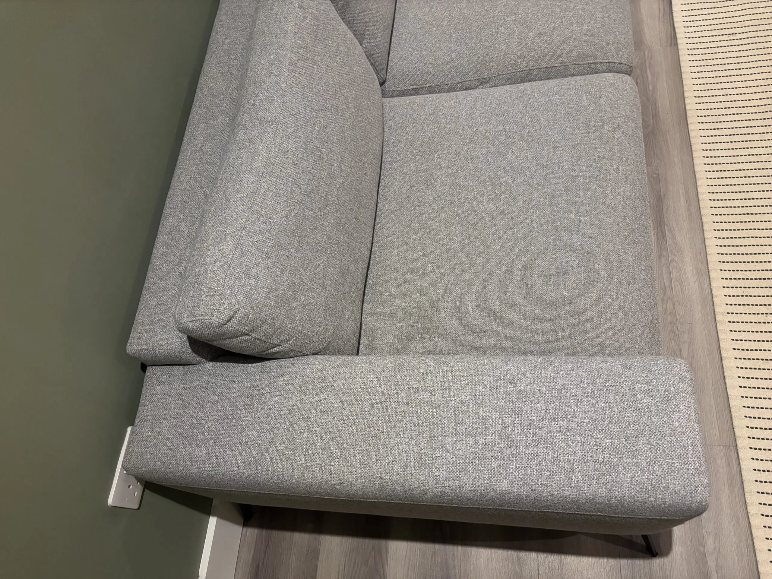 DFS Silver Benita Lexia 3 Seater Sofa