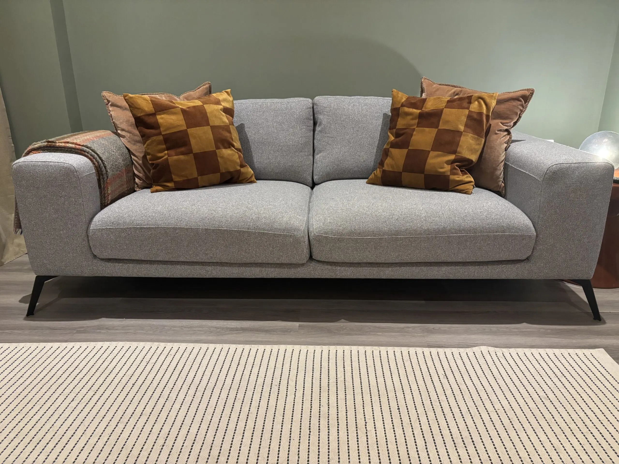 DFS Silver Benita Lexia 3 Seater Sofa