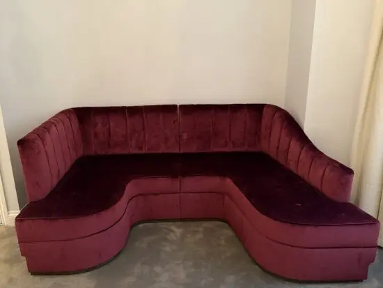 U-shaped reading sofa
