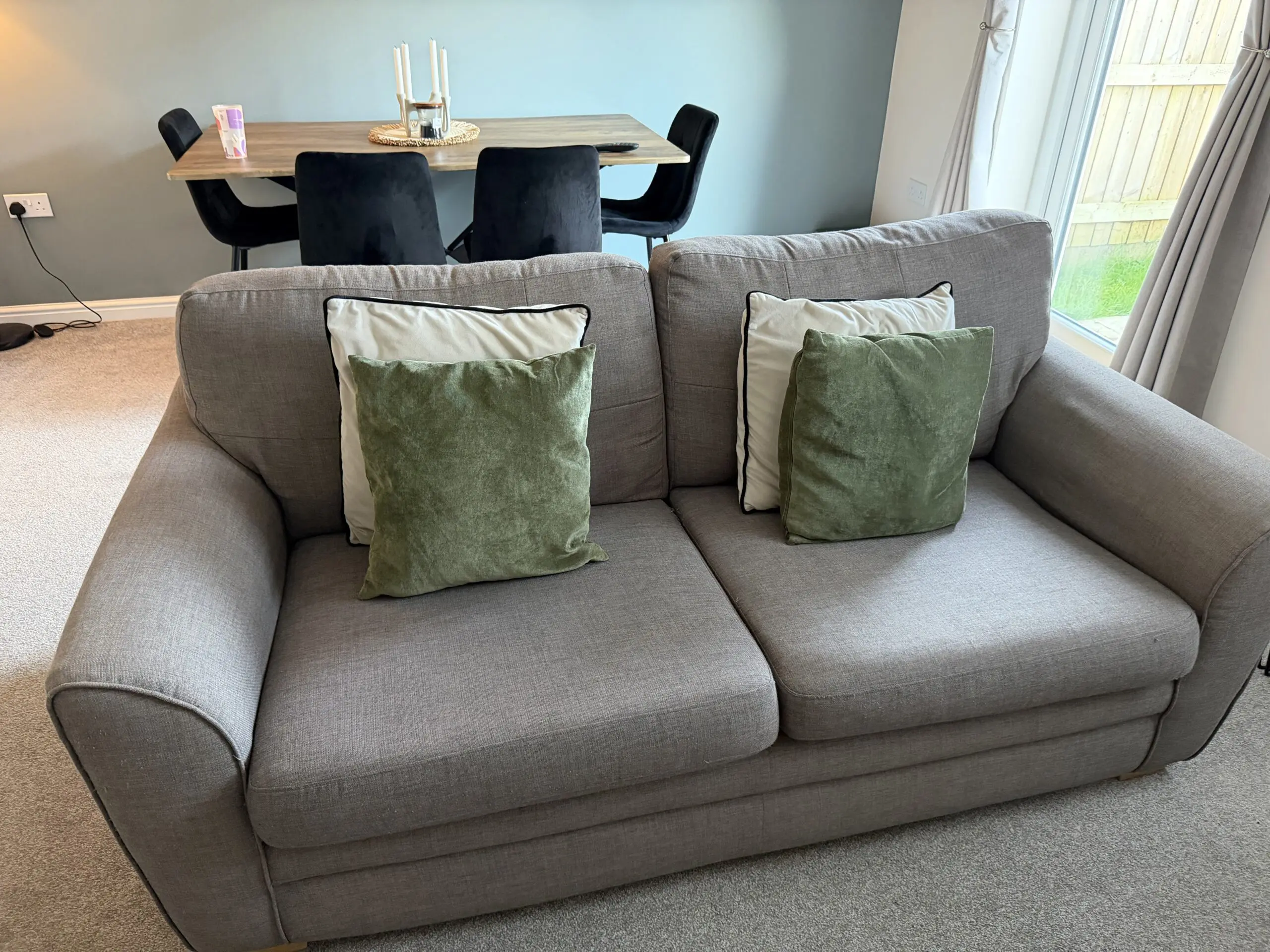DFS grey sofa set