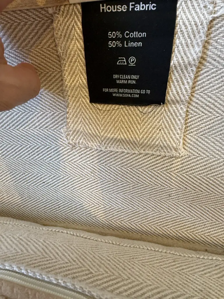 Sofa.com Brand 50% Cotton 50% Linen Beige colour