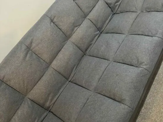 Grey sofa bed/futon