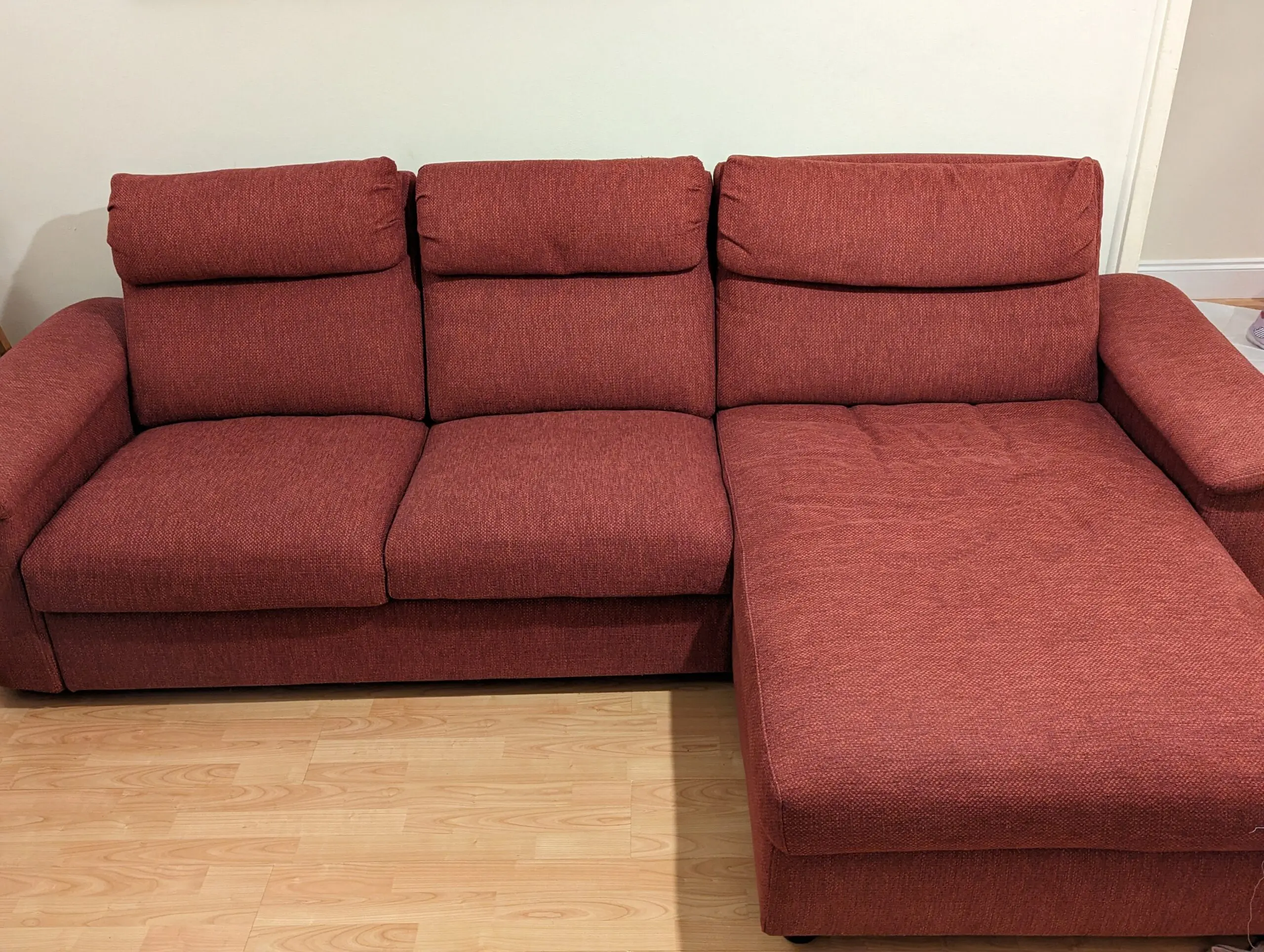 3 Seater corner sofa with storing space