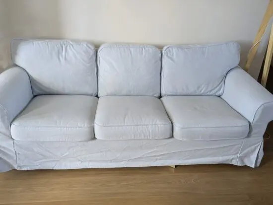Ikea EKTORP Pale Blue 3-seater sofa