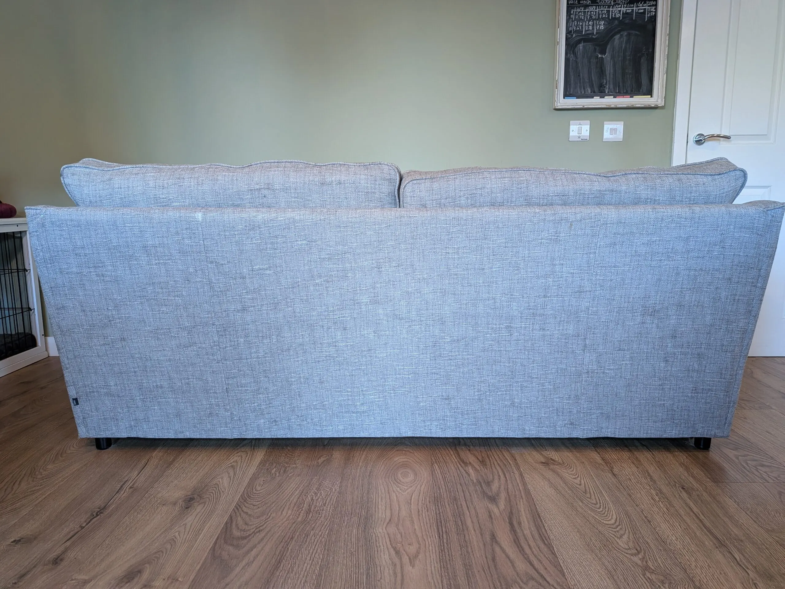 Next Home Light Grey Hepburn 3 Seater Sofa with Footstool