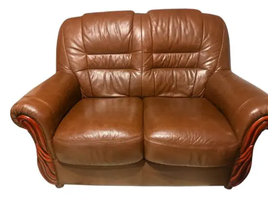 Brown leather 3 piece