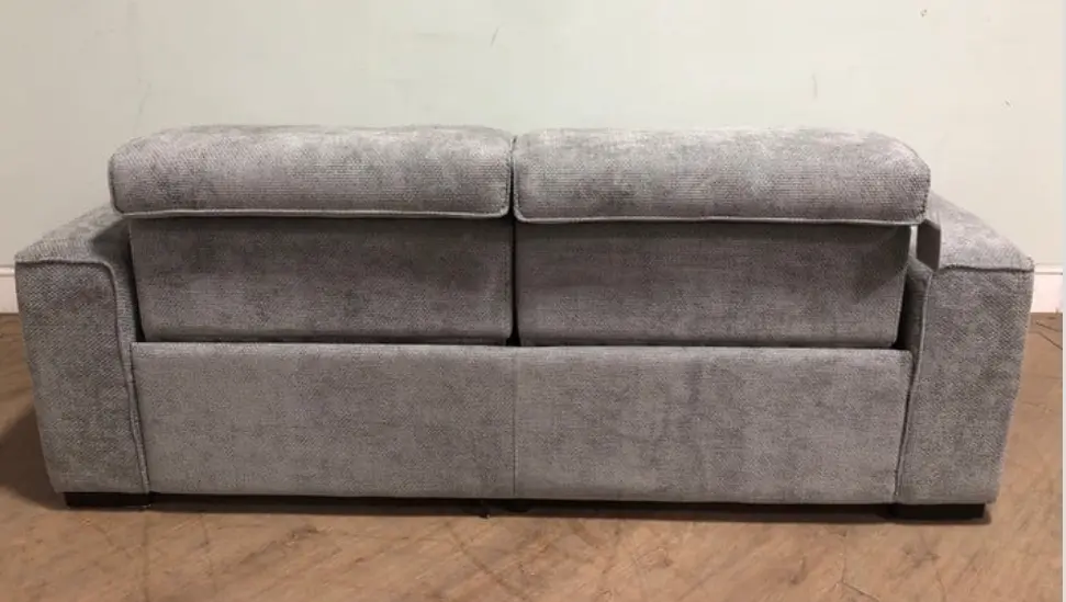 VENOSA 3 SEATER POWER RECLINER FABRIC SOFA IN GREY