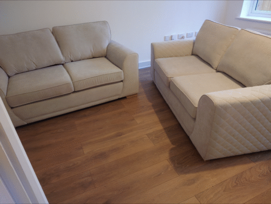 Dfs Orka Silver 2 seater sofas X2