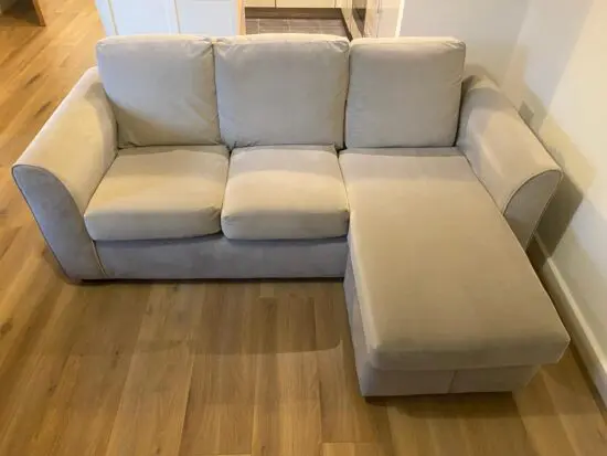 Wayfair Oatmeal Reversible Corner Sofa Chaise