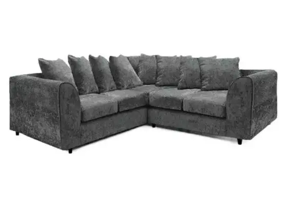 2c2 Grey Scatter Back corner sofa set