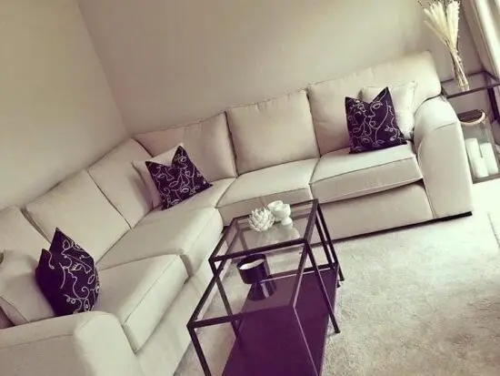 Cream 5x Settee Dual Arm Sofa