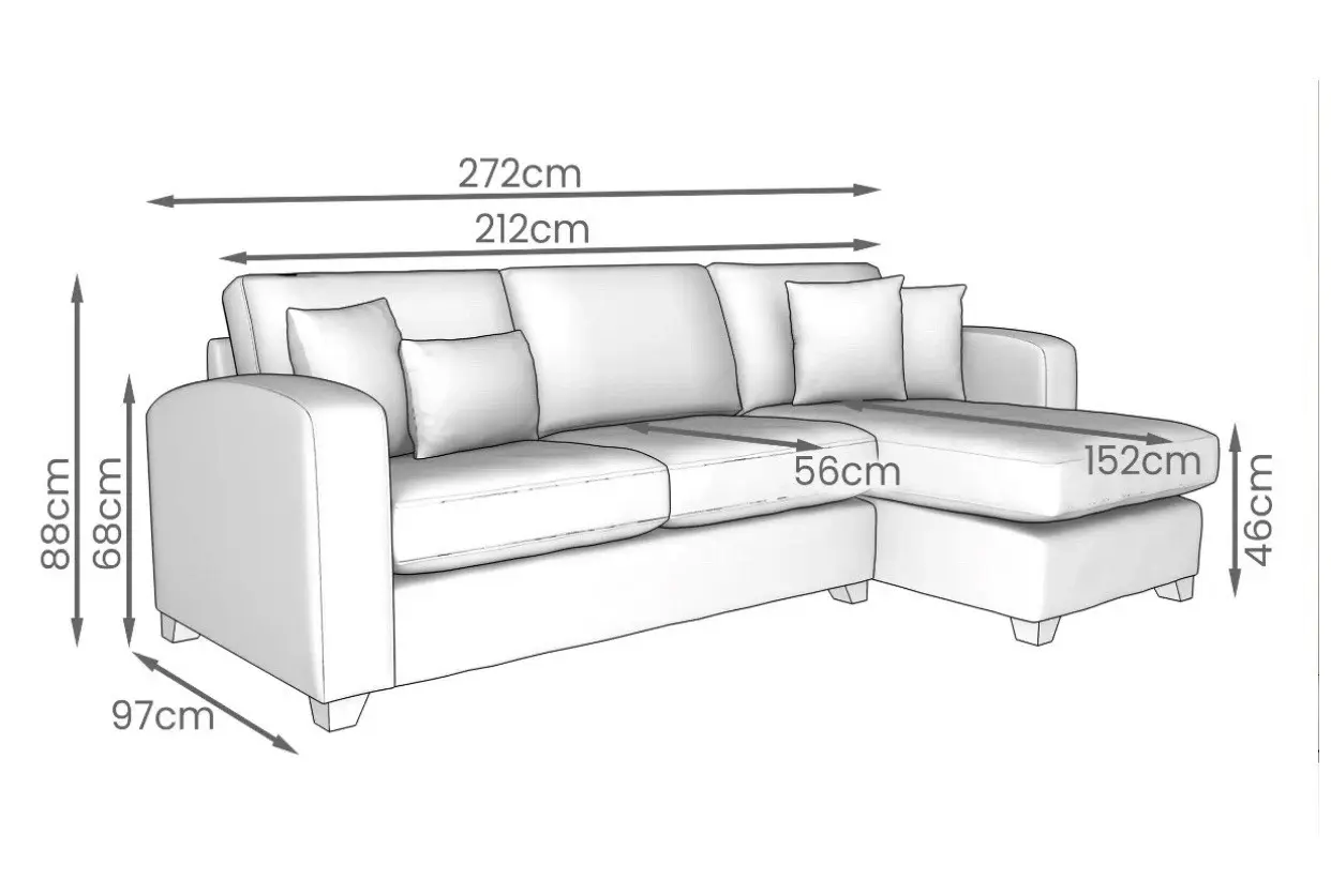 DFS βLaylaβ Chaise Sofa For Sale