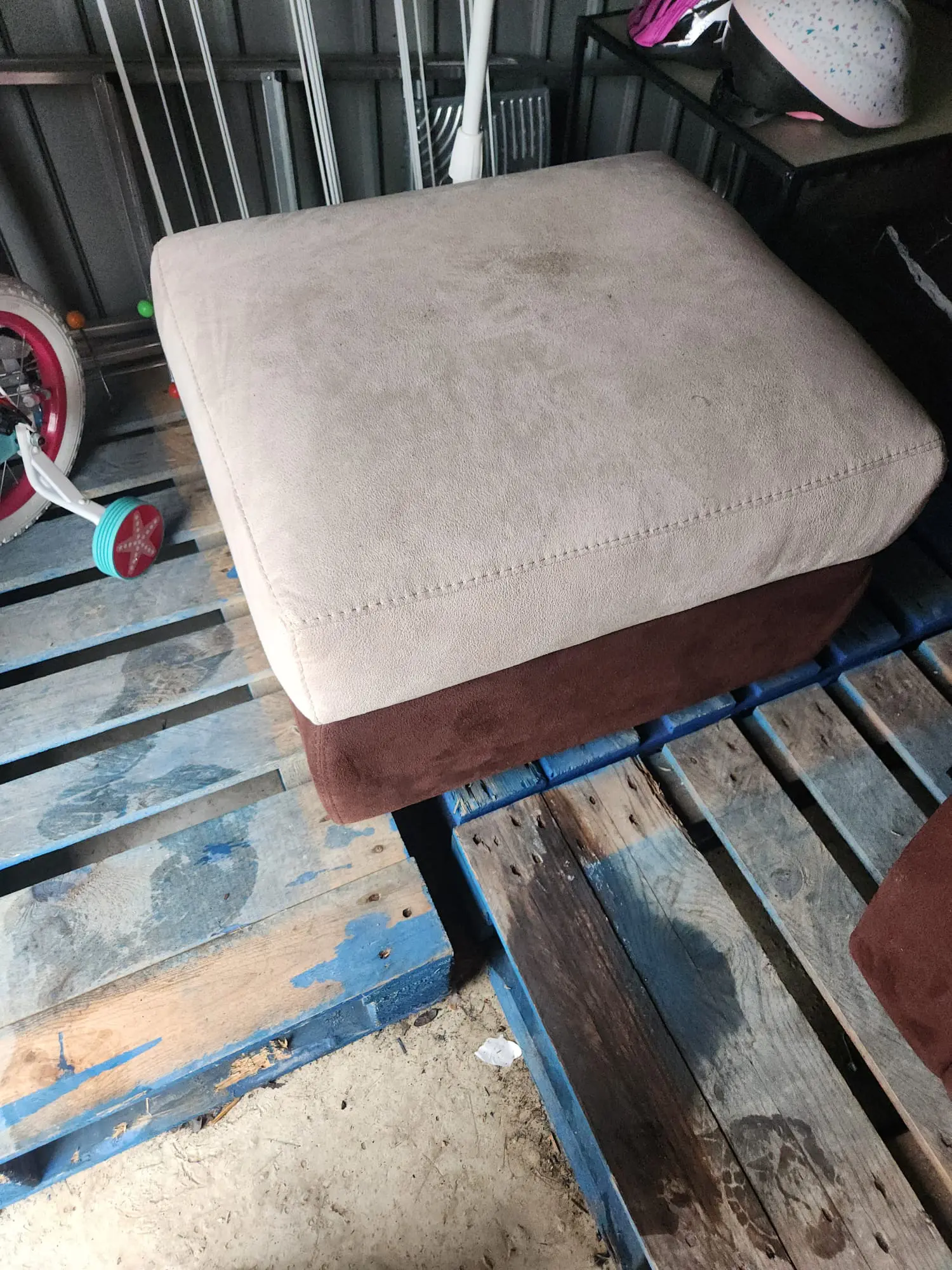 DFS Power Recliner Sofa set (3+1) and Storage Footstool