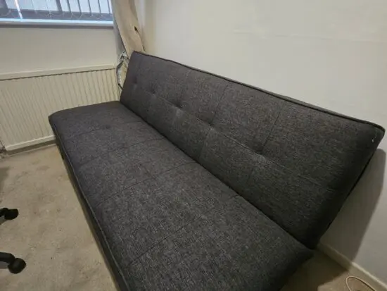 Made.com Grey Click Clack Sofa Bed