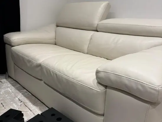 Natuzzi Italia Brick sofa in Beige Leather - 2- seater