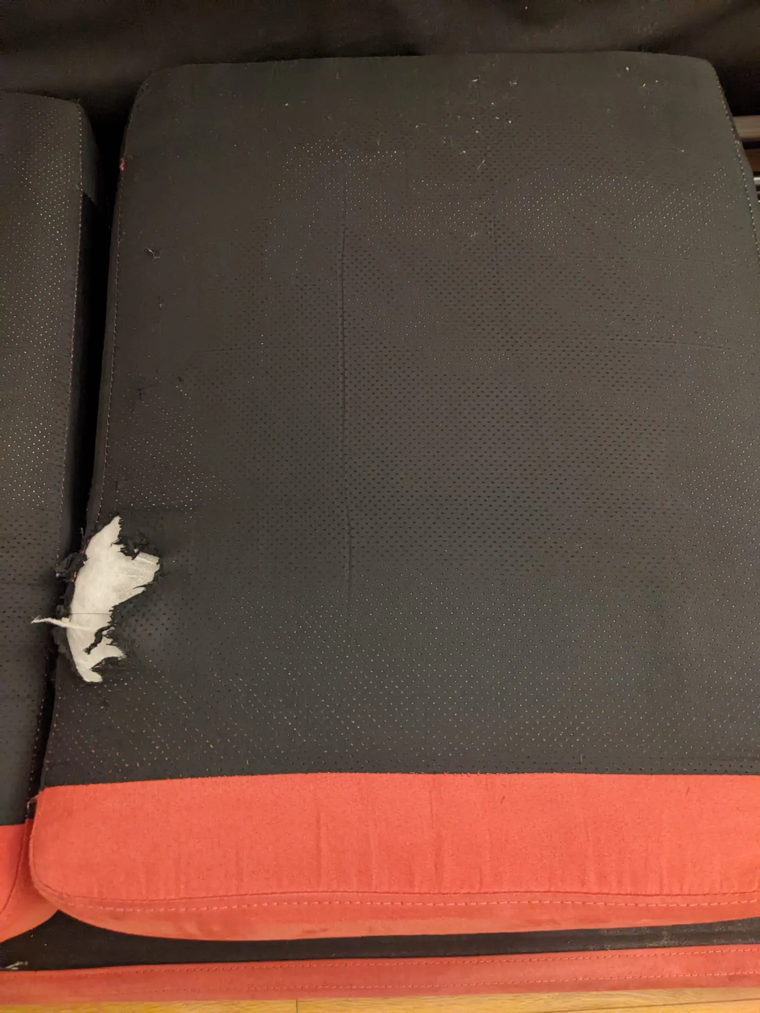 Sarteano 3 seater Blush Red Sofa with Som'toile bed frame