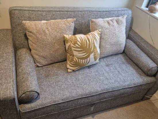 Dreams Grey Haze 2-Seater Pull-Out Sofa Bed