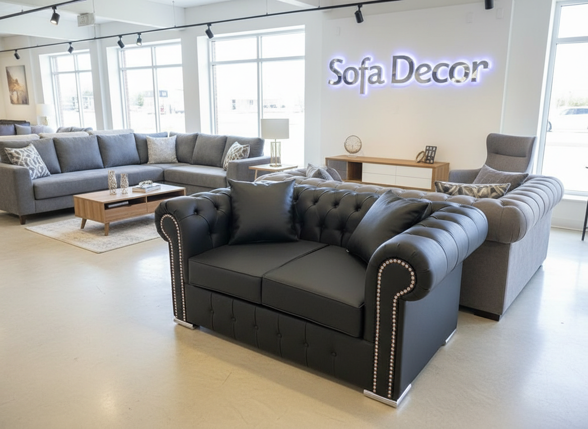 BLUE PLUSH VELVET FABRIC BEPOKE DESIGN CHESTERFIELD SOFA