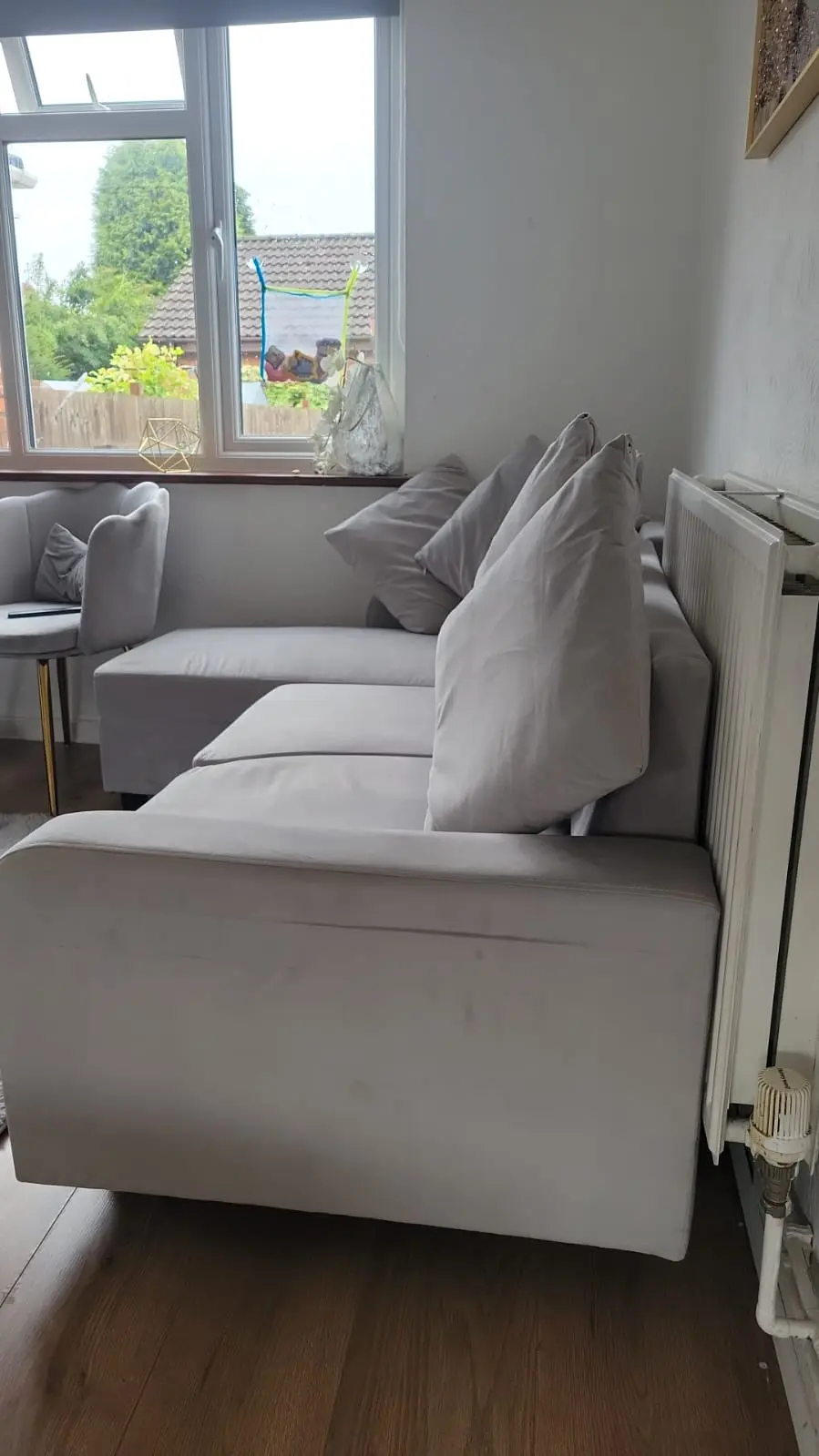 Laura james reversible grey corner sofa