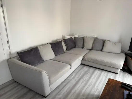 DFS Salcombe Pillow Back Left Hand Facing Arm Large Corner Group