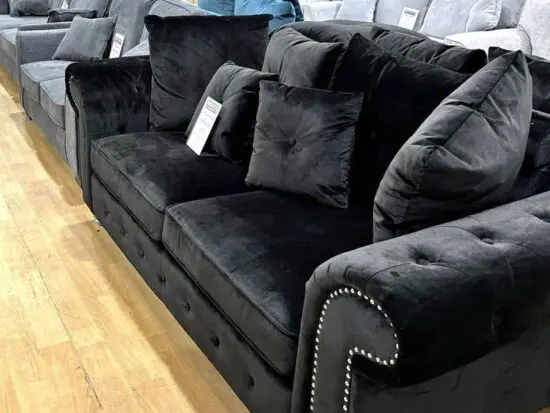 DFS Black Ashwin Sofa