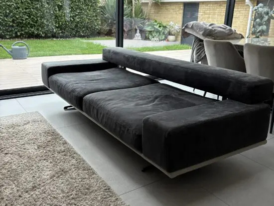 Grey Microfibre sofa
