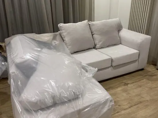 Cream 4 Seater Corner Sofa