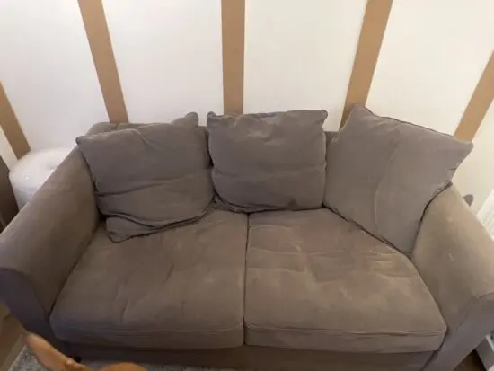 Grey 2 seater Ikea sofa