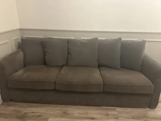 IKEA grey 3 seater sofa