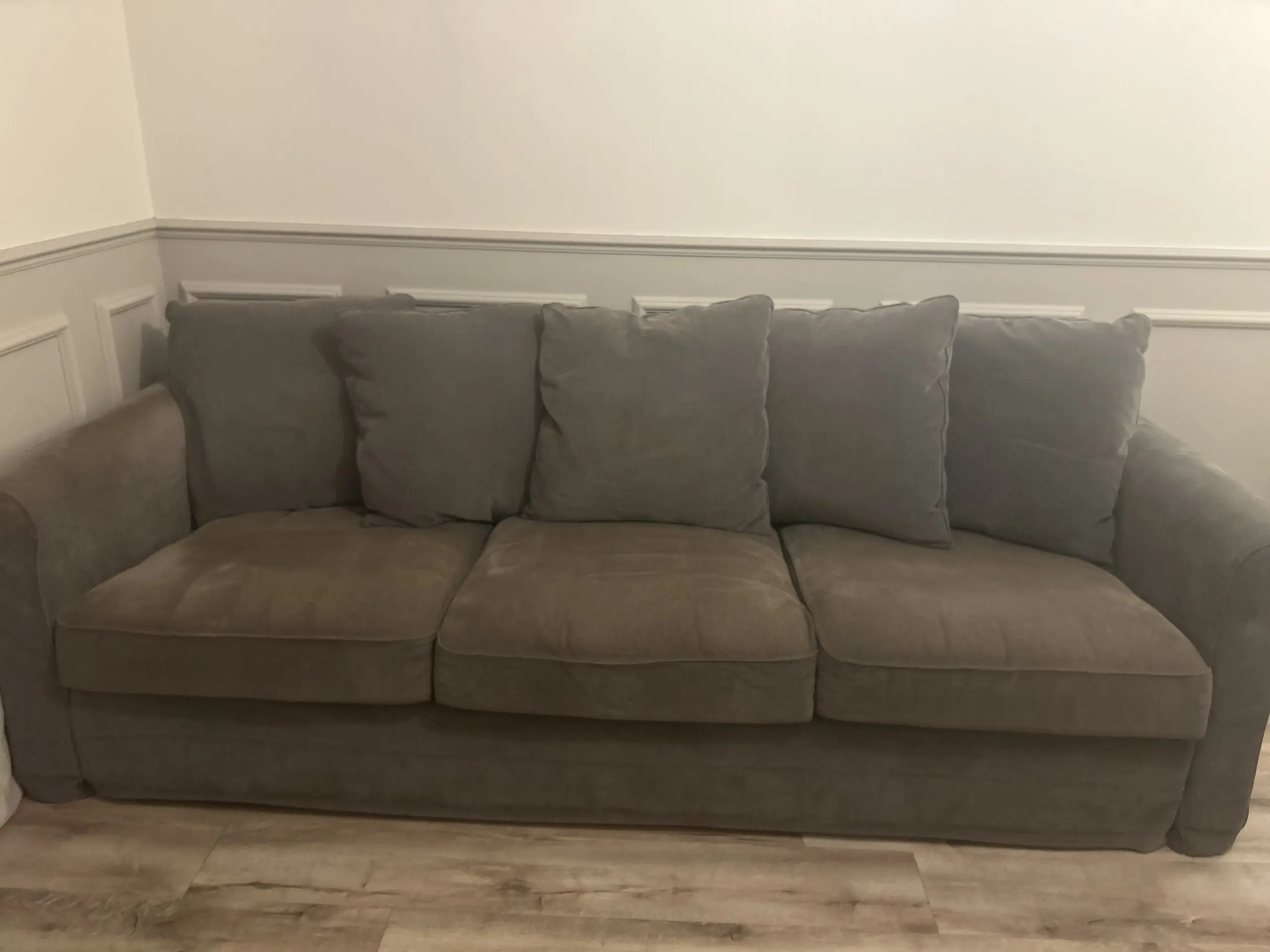 IKEA grey 3 seater sofa