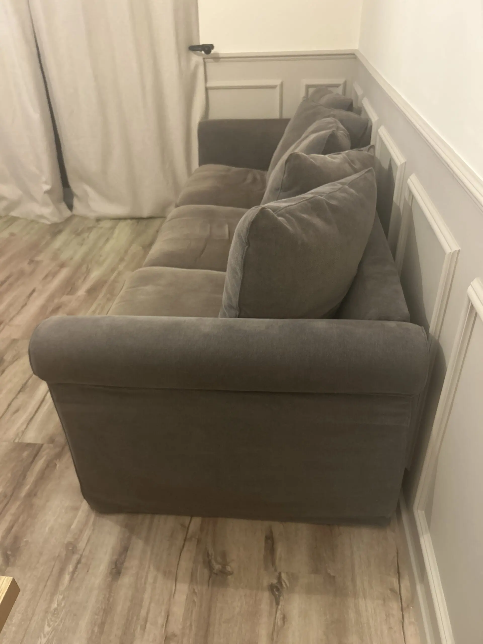 IKEA grey 3 seater sofa