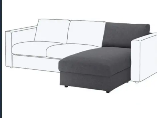 IKEA Vilme chaise longue