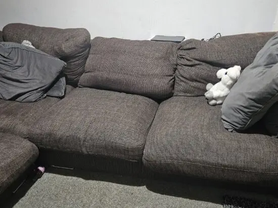 Brown Corner sofa