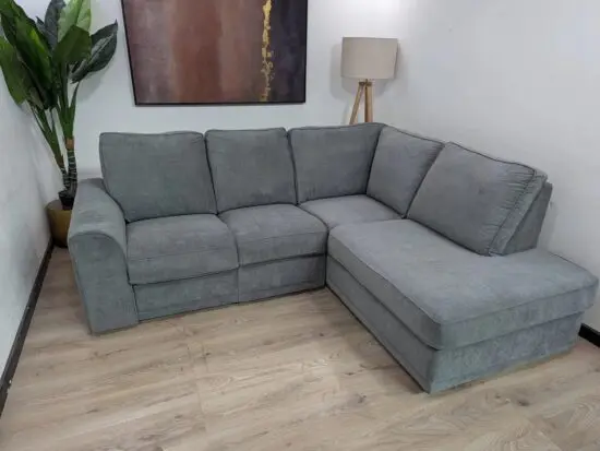 DFS GREY ORKA CORNER SOFA