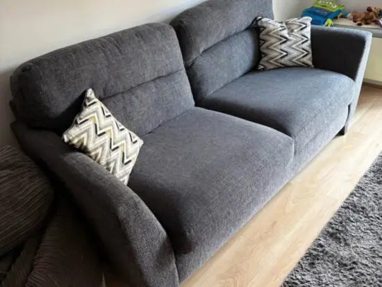 Grey 2 seater sofa