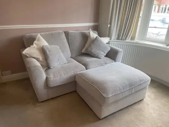 Homebird Grey Two Seater sofa