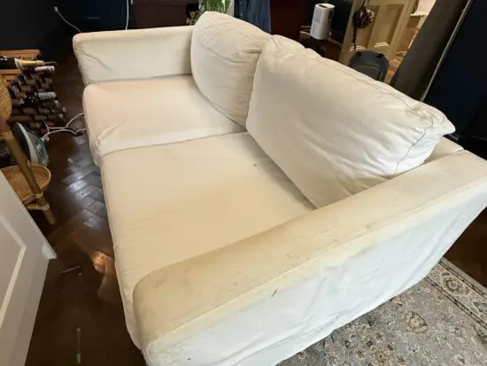 3 Seater IKEA Sofa with cover and extra cushions