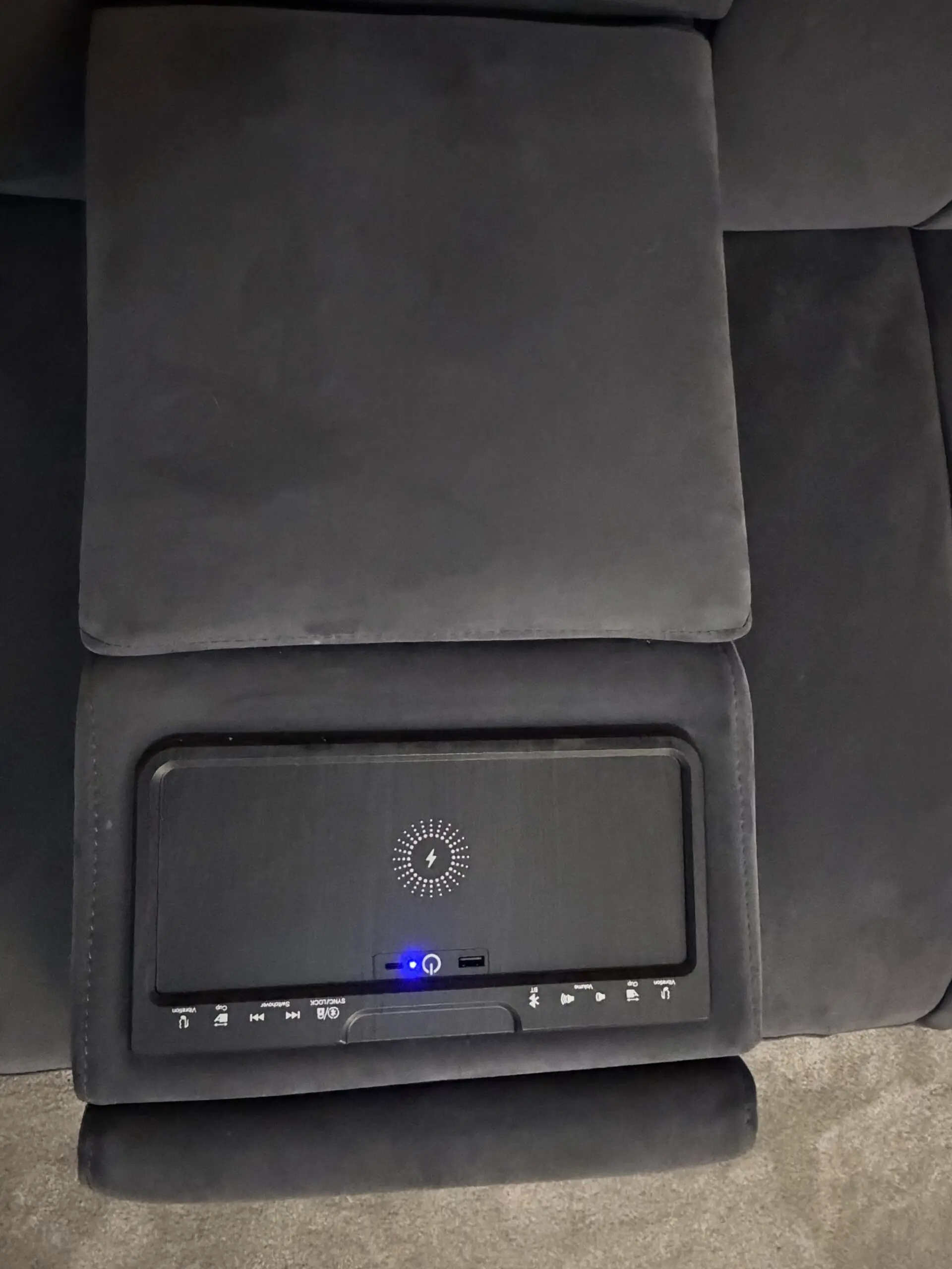 The Paramount Smart Recliner Sofa Charcoal