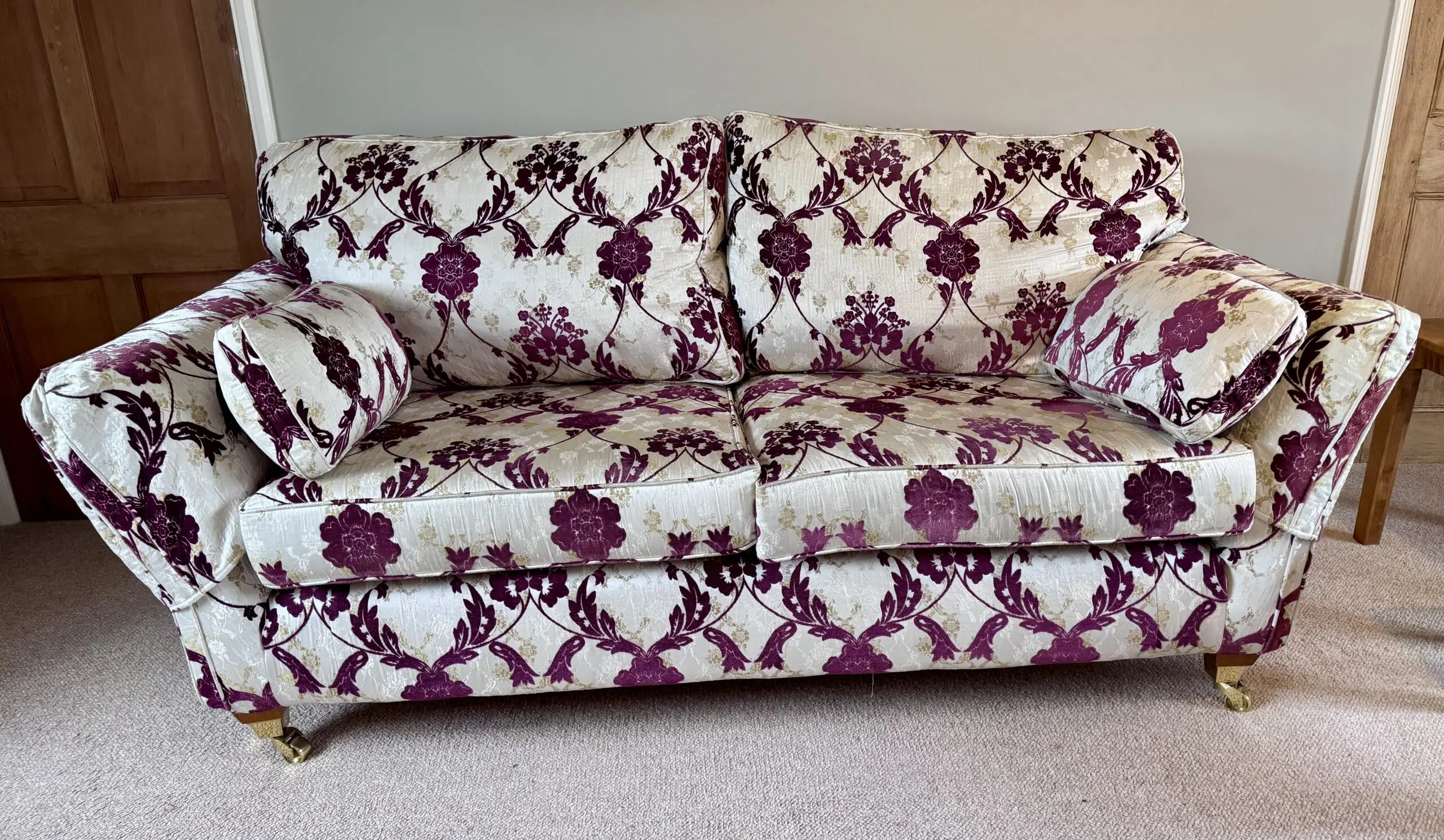 Floral Damask Multiyork Verona Sofa Set