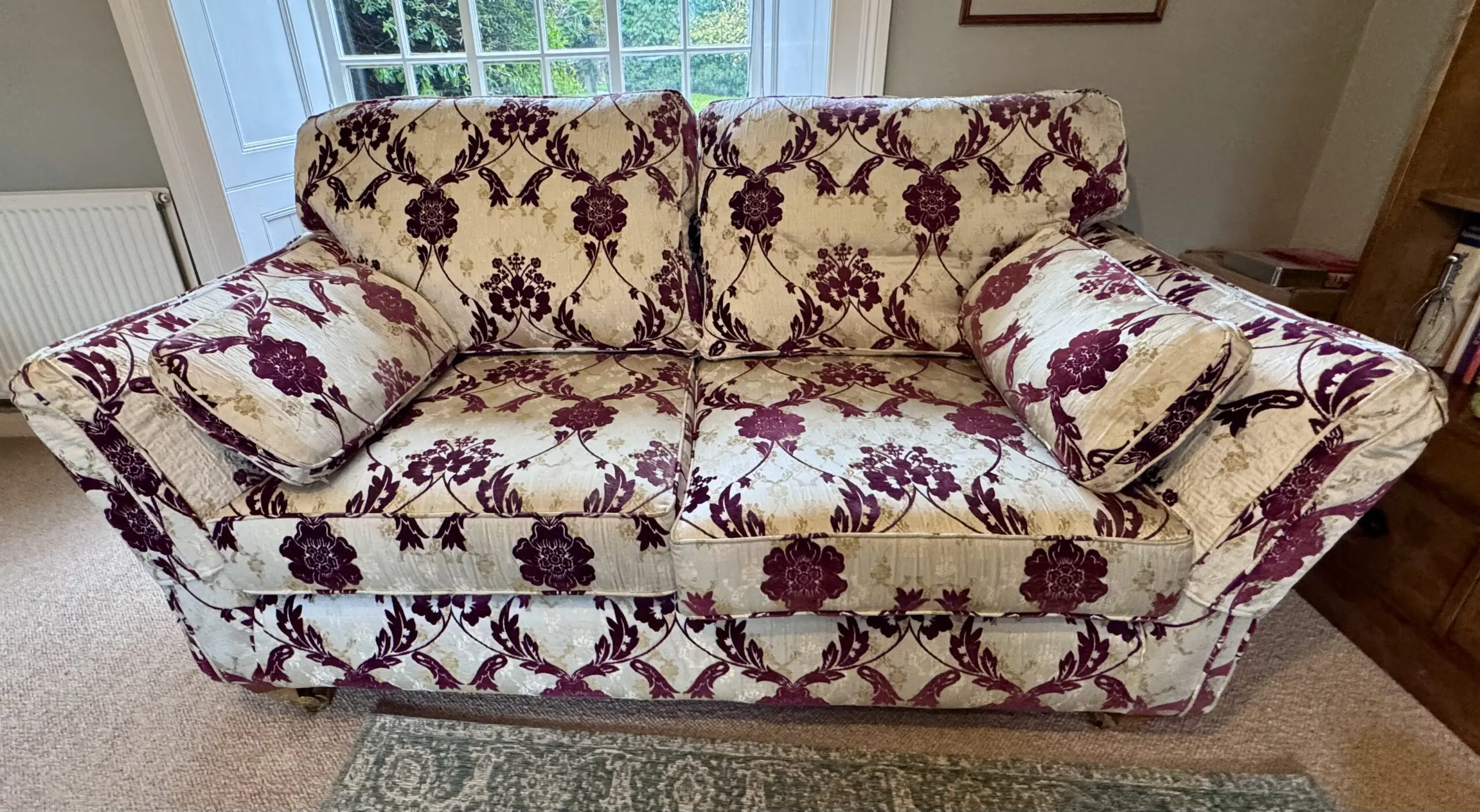 Floral Damask Multiyork Verona Sofa Set