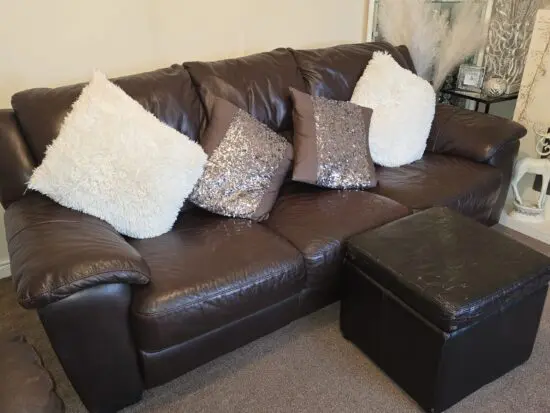 3 seater & chair