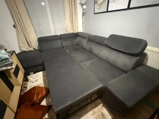 Large Corner Sofa Bed – Excellent Condition (Purchased May 2025)
