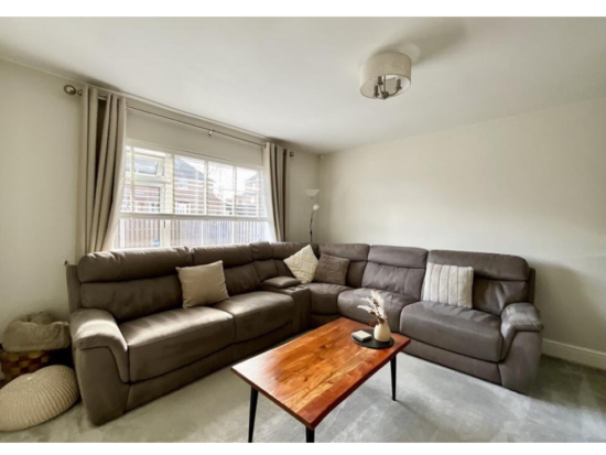 Electric recliner L shaped sofa