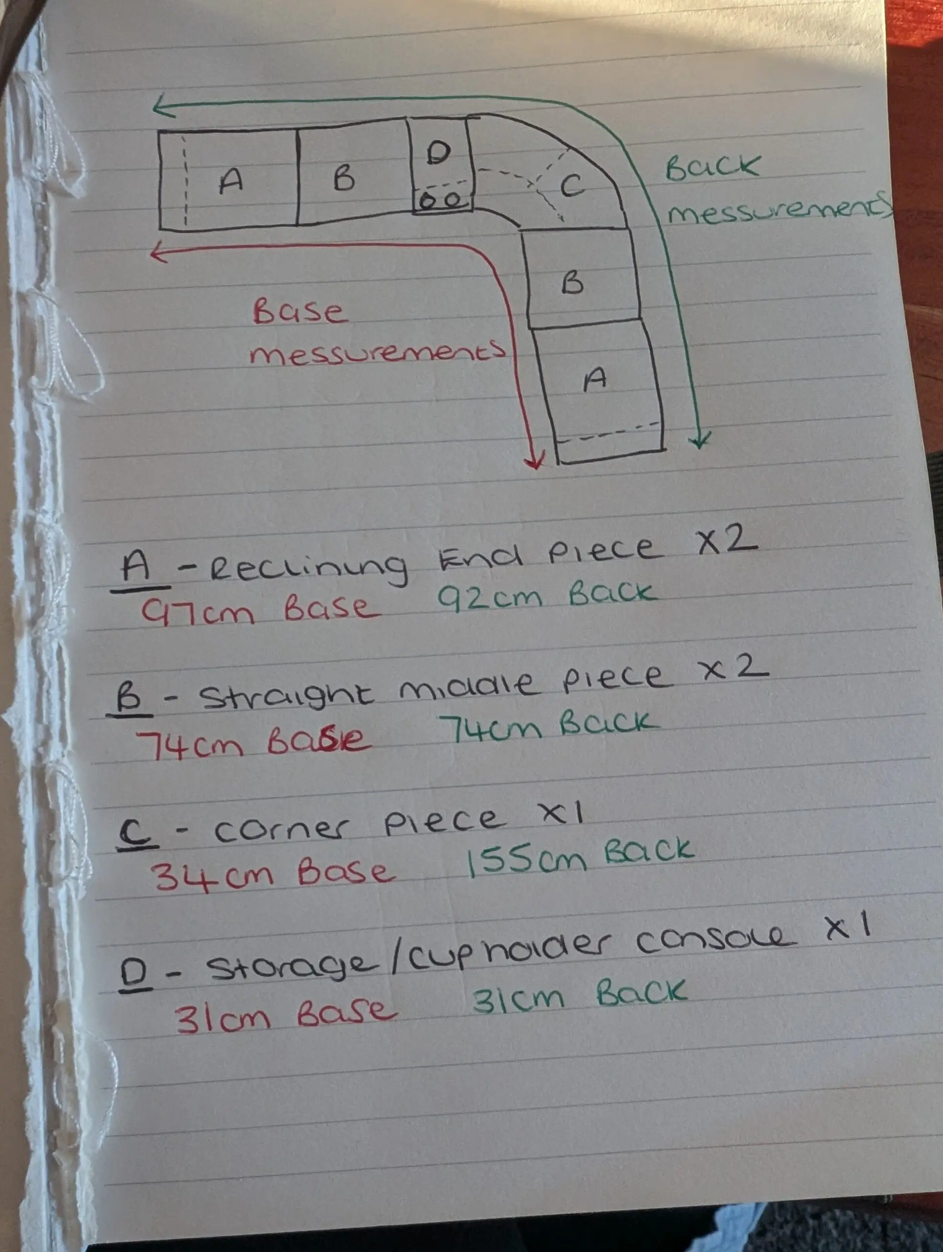 Electric recliner L shaped sofa
