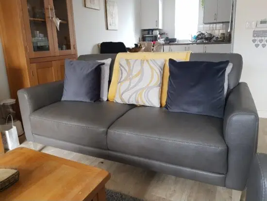 Grey Newton 3 str sofas