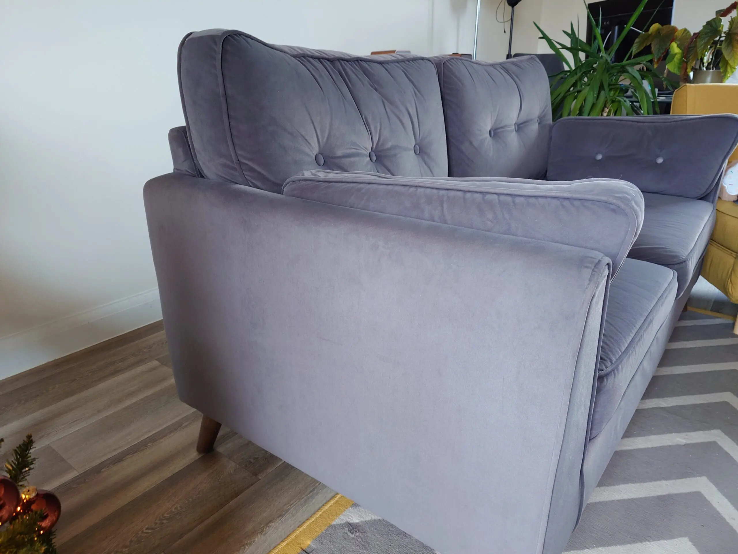 Hykkon Grey 'Will' 2 Seater Sofa