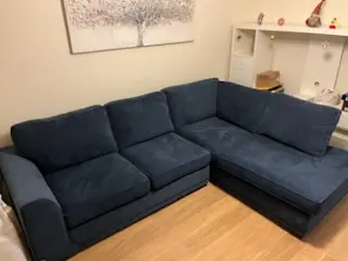 DFS Okra Left Hand Facing Arm Open End Corner Deluxe Sofa Bed