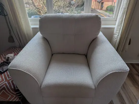 DFS Ivory Dawson armchair sofa
